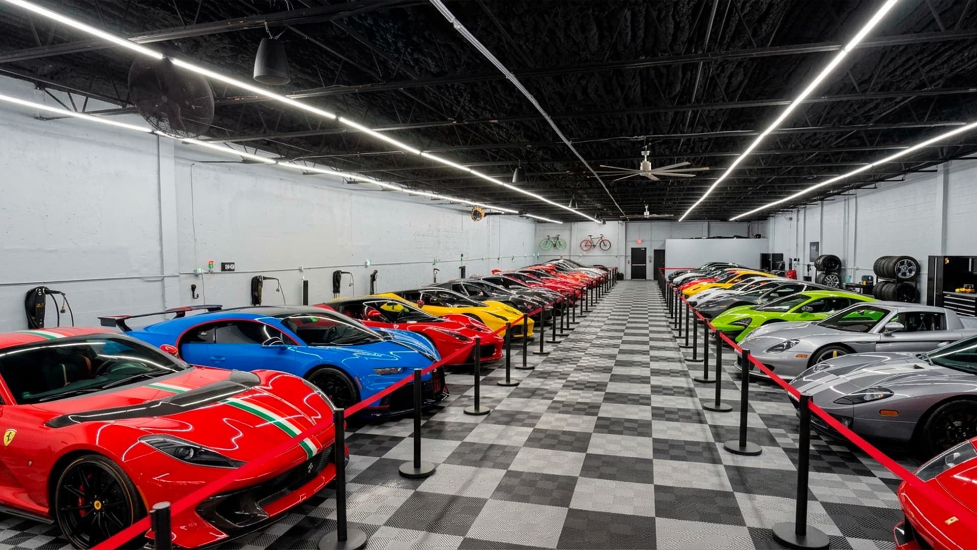 DGARAGE showroom interior — Miami, Florida